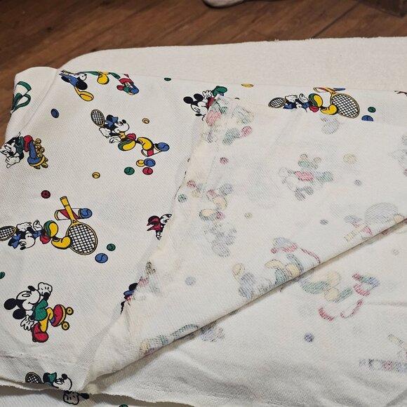 Peter Pan Fabrics Mickey Minnie Sports Golf Tennis Skating Fabric 240" x 80" - Picture 7 of 14